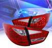 KS® LED Tail Lights (Red⁄Clear) - 10-11 Hyundai Tucson