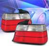 KS® Euro Tail Lights (Red⁄Clear) - 92-98 BMW M3 Convertible E36 4dr.