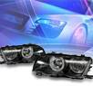 KS® Halo Projector Headlights (Black) - 99-01 BMW 323Ci E46 Convertible