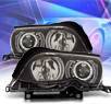 KS® Halo Projector Headlights (Black) - 02-05 BMW 328i E46 4dr