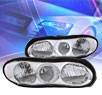 KS® Crystal Halo Headlights - 98-02 Chevy Camaro