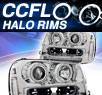 KS® CCFL Halo Projector Headlights (Chrome) - 02-05 Chevy TrailBlzaer