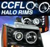 KS® CCFL Halo LED Projector Headlights (Black) - 07-14 Chevy Suburban