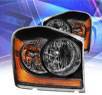 KS® Crystal Headlights (Black) - 04-06 Dodge Durango
