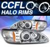 KS® CCFL Halo Projector Headlights  - 94-98 Ford Mustang