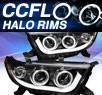 KS® CCFL Halo Projector Headlights (Black) - 11-13 Toyota Highlander