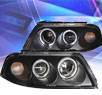 KS® Halo Projector Headlights (Black) - 01-05 VW Volkswagen Passat (Gen 2)