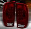 TD® LED Tail Lights (Red/Clear) - 99-07 Ford F-250 F250 Super Duty