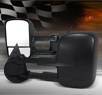 TD® Power Extending Towing Side View Mirrors (Black) - 07-12 Chevy Silverado
