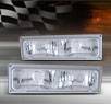 TD® Front Bumper Signal Parking Lights (Euro Clear) - 92-99 Chevy Tahoe