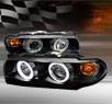 TD® LED Halo Projector Headlights (Black) - 95-01 BMW 740iL E38 7 series