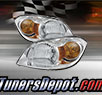TD® Crystal Headlights (Chrome) - 05-06 Pontiac Pursuit