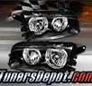 TD® Crystal Headlights (Black) - 06-10 Dodge Charger