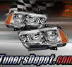 TD® Crystal Headlights (Chrome) - 11-14 Dodge Charger