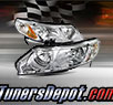 TD® Crystal Headlights (Chrome) - 06-11 Honda Civic 4dr