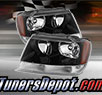 TD® Crystal Headlights (Black) - 99-04 Jeep Grand Cherokee