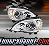 TD® Projector Headlights (Chrome) - 98-01 Mercedes Benz ML320 W163