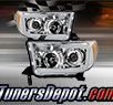 TD® Light Bar DRL LED Projector Headlights (Chrome) - 08-13 Toyota Sequoia