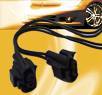 NOKYA® Heavy Duty Headlight Harnesses (Low Beam) - 09-11 VW Volkswagen Routan (H11)