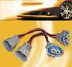 NOKYA® Heavy Duty Headlight Harnesses (High Beam) - 04-07 VW Volkswagen Touareg w/ Replaceable Halogen Bulbs (H9)