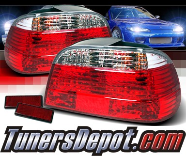 bmw 750il e38. TM Euro Tail Lights (Red⁄Clear) - 95-01 BMW 750iL E38 7 Series. TM Euro Tail Lights (Red⁄Clear) - 95-01 BMW 750iL E38. SKU#: JY-LTE384RPW-TM