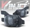 WINJET® Halo Projector Fog Light Kit (Smoke) - 99-04 Ford F-350 F350 (OEM Replacement Only)