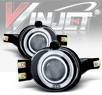 WINJET® Halo Projector Fog Light Kit (Clear) - 02-08 Dodge Ram Pickup (OEM Replacement Only)