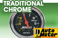Auto Meter® - Auto Meter - Traditional Chrome