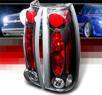 SPEC-D® Altezza Tail Lights (Black) - 92-99 Chevy Suburban 