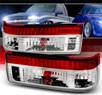 SPEC-D® Euro Tail Lights (Red⁄Clear) - 83-87 Toyota Corolla AE86 Trueno ⁄ Levin