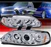 SPEC-D® Halo LED Projector Headlights - 92-95 Honda Civic All (incl. EG Hatch)