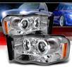 SPEC-D® Halo Projector Headlights - 02-05 Dodge Ram 1500 Pickup
