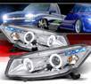 SPEC-D® Halo LED Projector Headlights - 08-12 Honda Accord 2dr