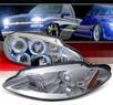 SPEC-D® Halo LED Projector Headlights - 98-04 Dodge Intrepid