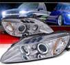 SPEC-D® Halo LED Projector Headlights (Chrome) - 00-03 Honda S2000