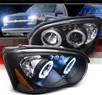 SPEC-D® Halo LED Projector Headlights (Black) - 04-05 Subaru Impreza (Incl. WRX/RS/STi)