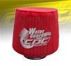 CPT Universal Water Guard Short Ram Cold Air Intake Pre-Filter Air Filter Cover (Red) - Small