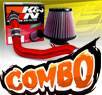 K&N® Air Filter + CPT® Cold Air Intake System (Red) - 02-06 Nissan Altima 3.5L V6