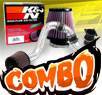 K&N® Air Filter + CPT® Cold Air Intake System (Polish) - 02-06 Nissan Altima 2.5L 4cyl 
