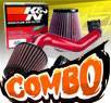 K&N® Air Filter + CPT® Cold Air Intake System (Red) - 03-06 Nissan 350Z 3.5L V6