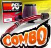 K&N® Air Filter + CPT® Cold Air Intake System (Red) - 03-07 Infiniti G35 2dr Coupe 3.5L V6 (MT)