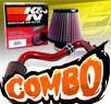 K&N® Air Filter + CPT® Cold Air Intake System (Red) - 11-16 Scion tC 2.5L 4cyl