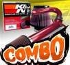 K&N® Air Filter + CPT® Cold Air Intake System (Red) - 11-19 Dodge Charger 3.6L V6
