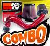 K&N® Air Filter + CPT® Cold Air Intake System (Red) - 11-15 Hyundai Sonata 2.4L 4cyl