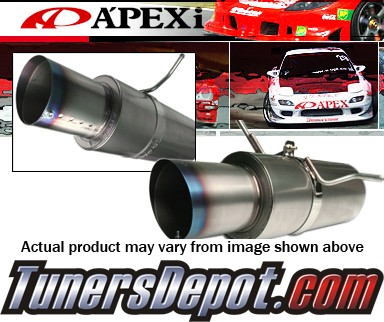 APEXi® N1 ExTi Universal Muffler - Expert Titanium (60.5mm Tip)