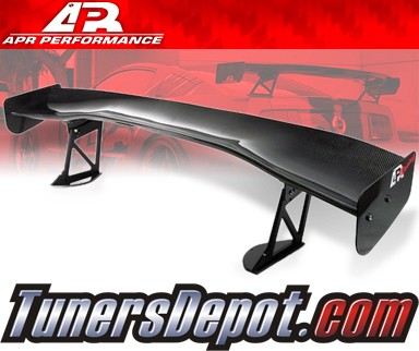APR® Adjustable Spoiler Wing (CARBON) - GTC-300 (61&quto;) - 08-10 Mitsubishi Lancer EVO X