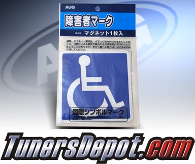 AUG® JDM Handicap Placard - Magnet