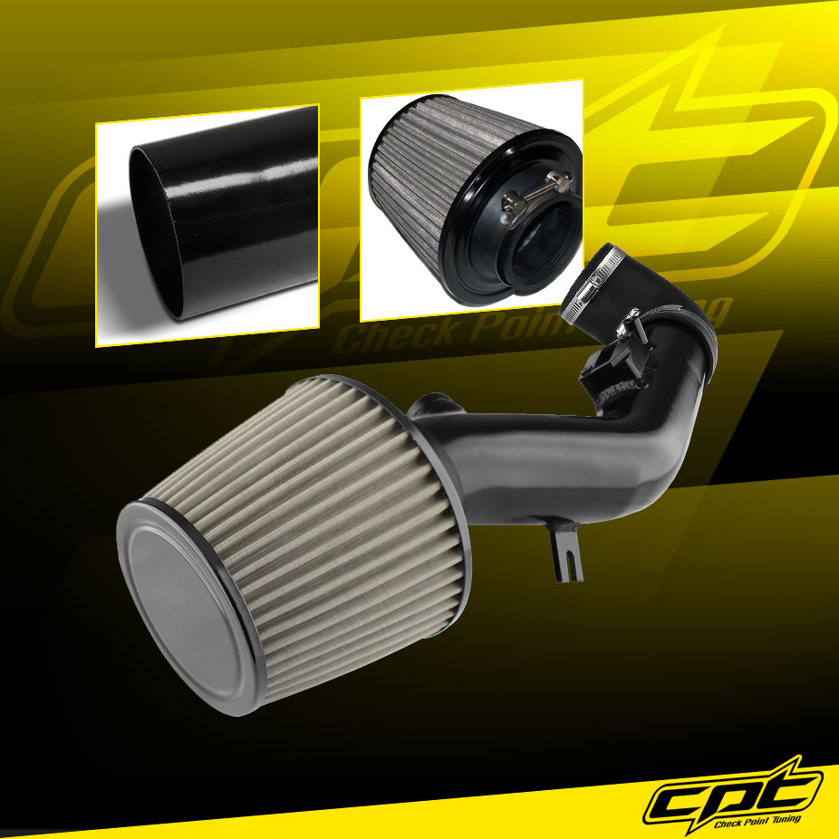 CPT® Cold Air Intake System (Black) - 08-12 Chevy Malibu 2.4L 4cyl (with Air Pump)