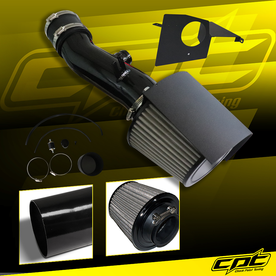 CPT® Cold Air Intake System (Black) - 11-12 VW Volkswagen Jetta MKVI 5cyl. 2.5L (MT) with Electronic Power Steering