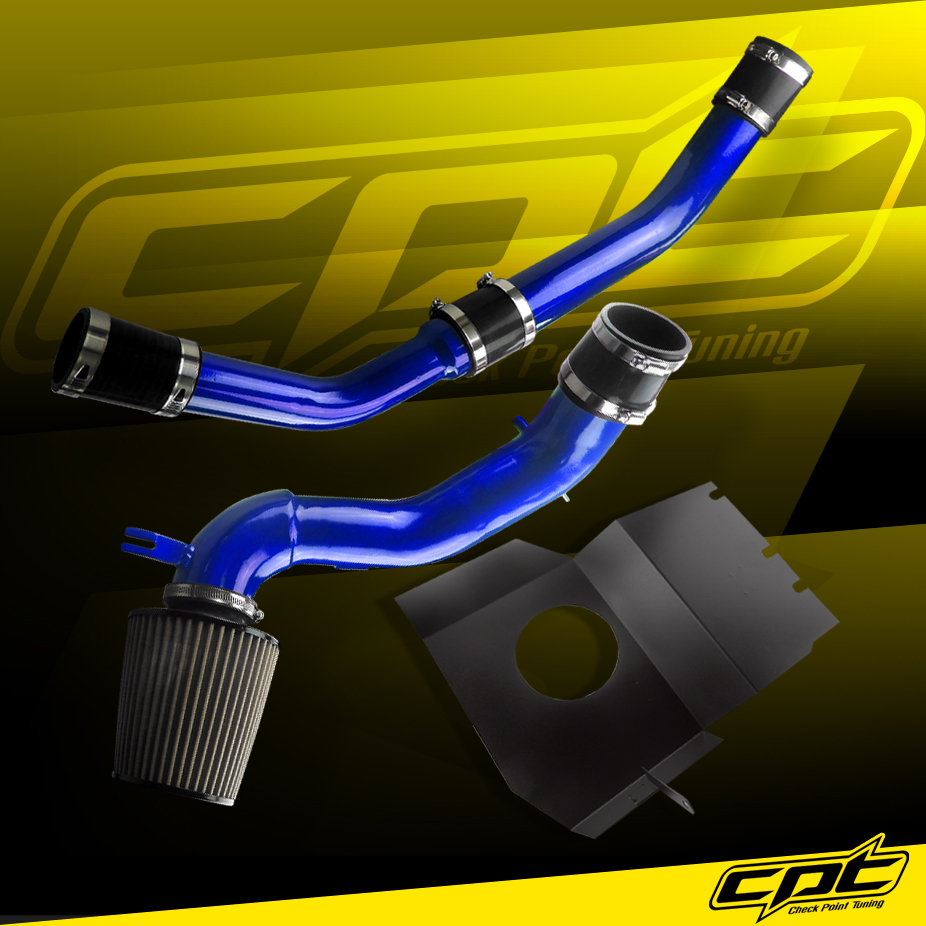 CPT® Cold Air Intake System (Blue) - 08-15 Mitsubishi Lancer Turbo 2.0L 4cyl Evolution X Evo 10 (With Upper Intercooler Piping)